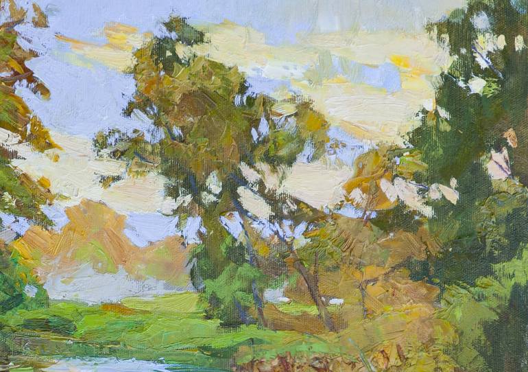 Original Impressionism Landscape Painting by Aleksandr Korol