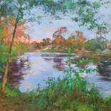 The lake in Oсhle by Aleksandr Korol