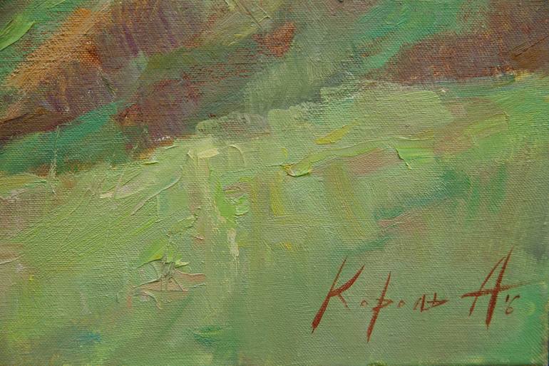 Original Impressionism Landscape Painting by Aleksandr Korol