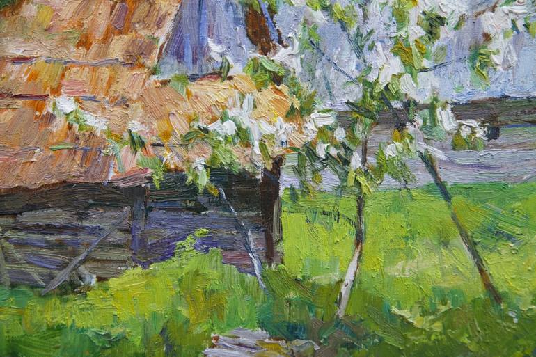 Original Impressionism Landscape Painting by Aleksandr Korol