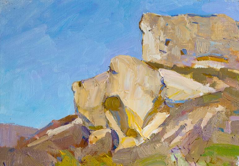 Original Expressionism Landscape Painting by Aleksandr Korol