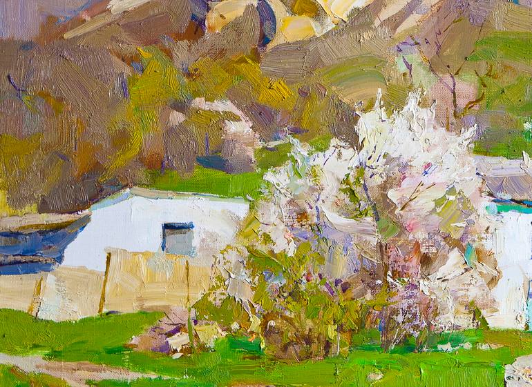 Original Expressionism Landscape Painting by Aleksandr Korol