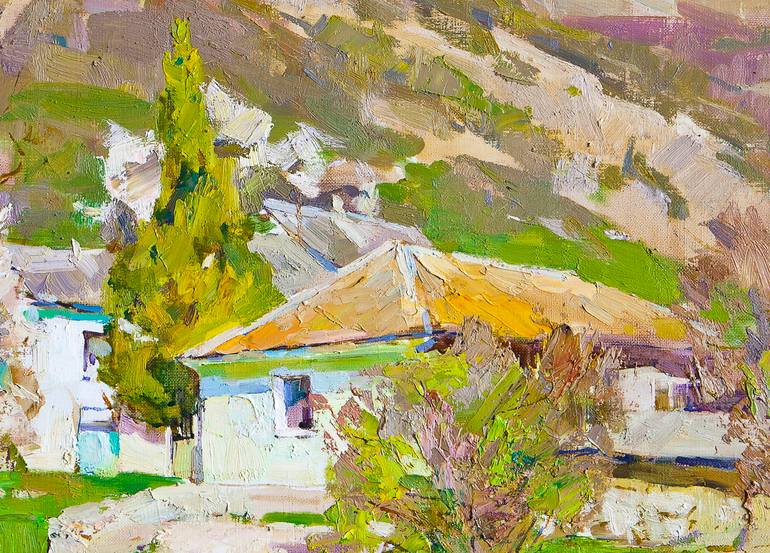 Original Expressionism Landscape Painting by Aleksandr Korol