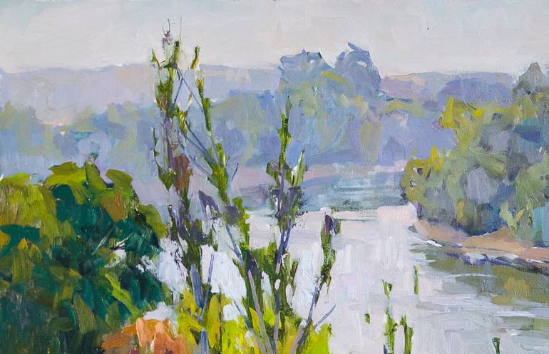 Original Impressionism Landscape Painting by Aleksandr Korol