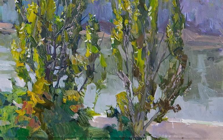 Original Impressionism Landscape Painting by Aleksandr Korol