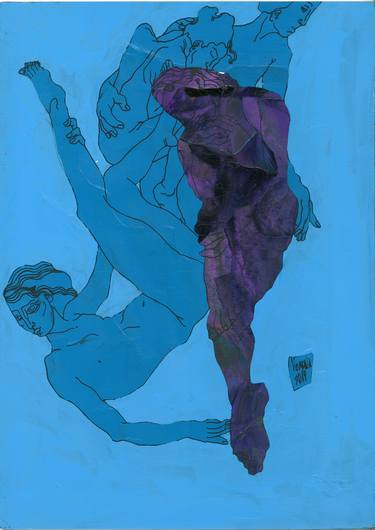 Print of Figurative Nude Paintings by Vorona Ecaterina