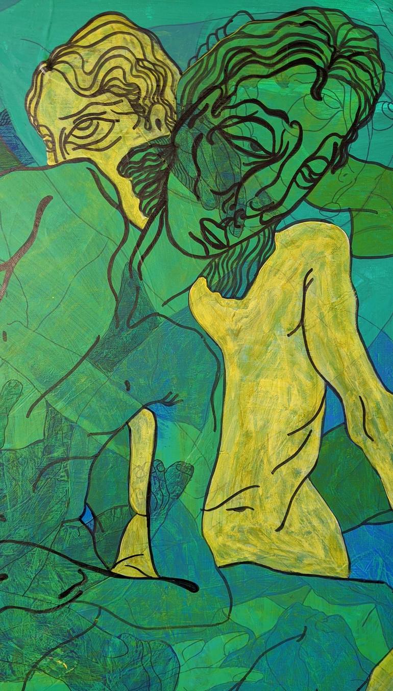 Original Figurative Women Painting by Vorona Ecaterina