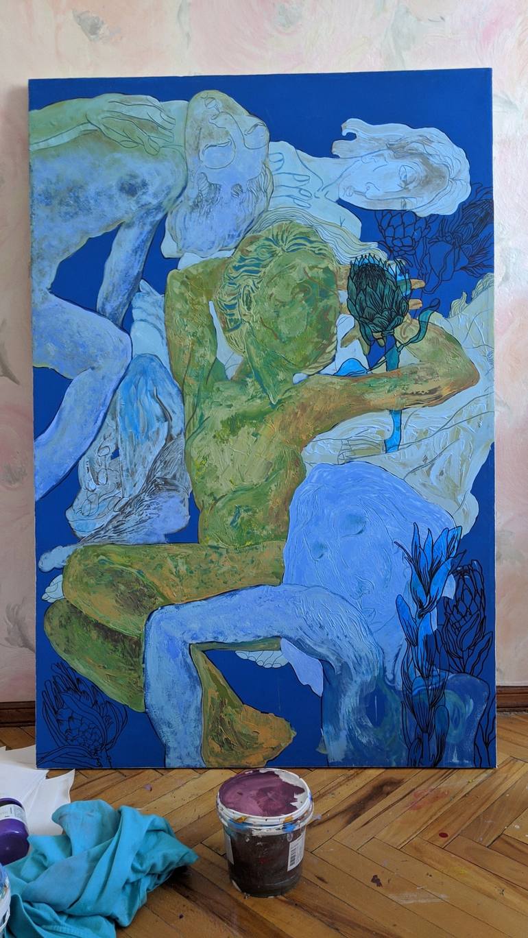 Original Women Painting by Vorona Ecaterina