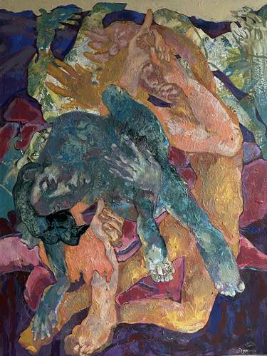 Original Figurative Nude Paintings by Vorona Ecaterina