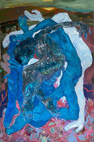 Original Figurative Women Paintings by Vorona Ecaterina