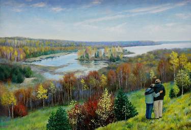 Original Landscape Painting by Nikolai Rzhevsky