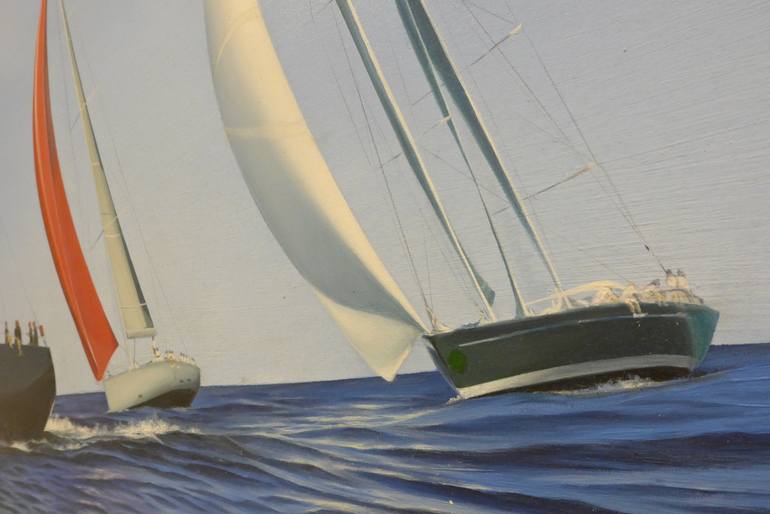 Original Boat Painting by Lorenza Cavalli