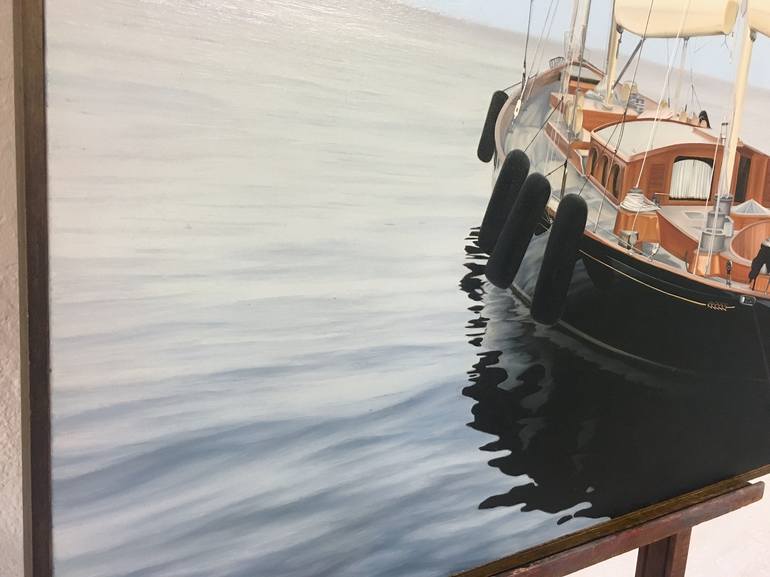 Original Boat Painting by Lorenza Cavalli
