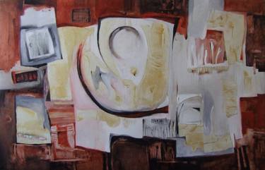 Original Abstract Paintings by Csendes Csaba