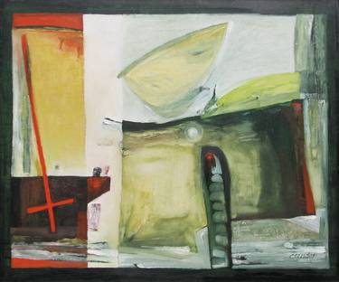 Original Abstract Paintings by Csendes Csaba