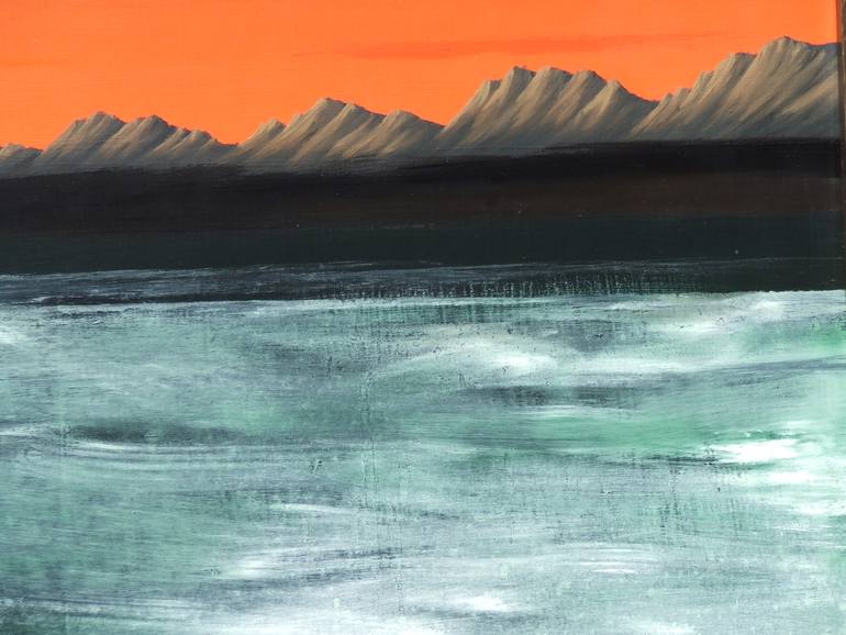 Original Expressionism Abstract Painting by Csendes Csaba