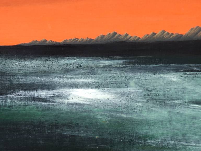 Original Expressionism Abstract Painting by Csendes Csaba