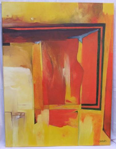 Original Abstract Paintings by Csendes Csaba