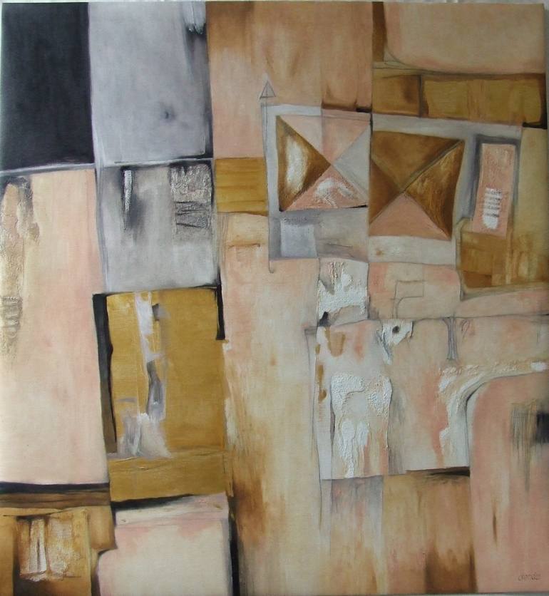 Original Abstract Expressionism Abstract Paintings by Csendes Csaba