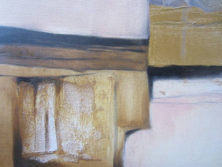 Original Abstract Expressionism Abstract Painting by Csendes Csaba