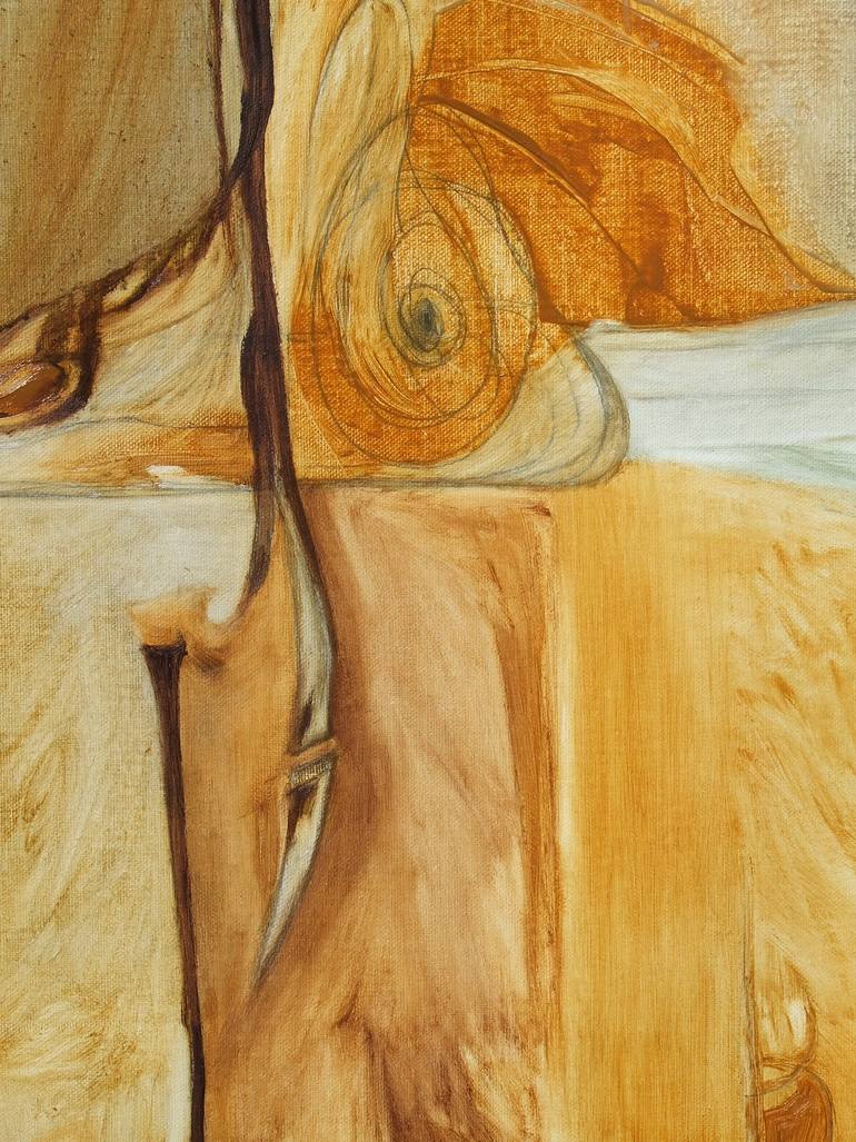 Original Abstract Expressionism Abstract Painting by Csendes Csaba