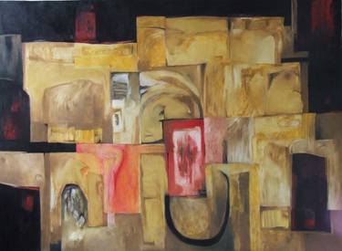 Original Abstract Expressionism Abstract Paintings by Csendes Csaba