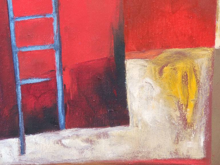 Original Abstract Expressionism Abstract Painting by Csendes Csaba