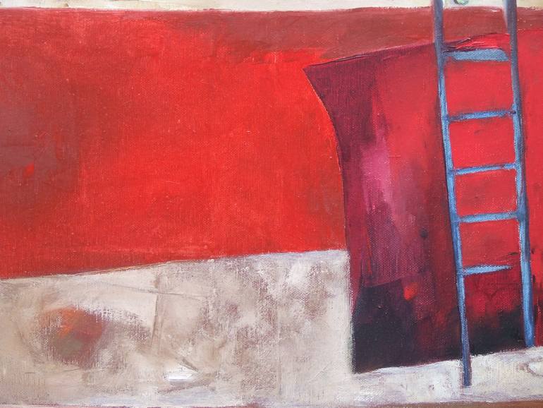 Original Abstract Expressionism Abstract Painting by Csendes Csaba