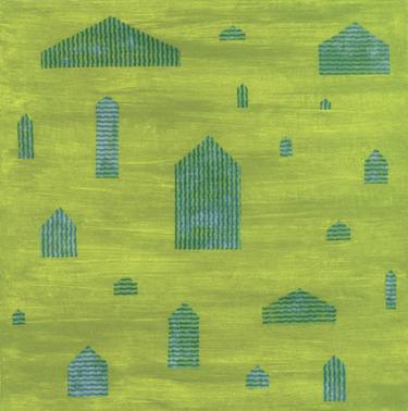 Original Abstract Home Mixed Media by Lucy White