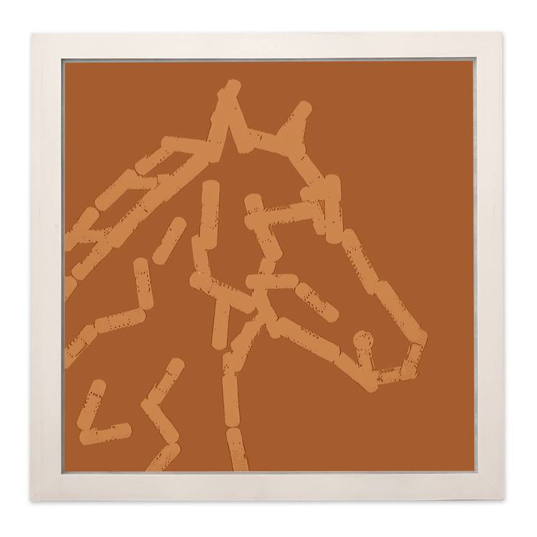 Original Figurative Horse Painting by Lucy White