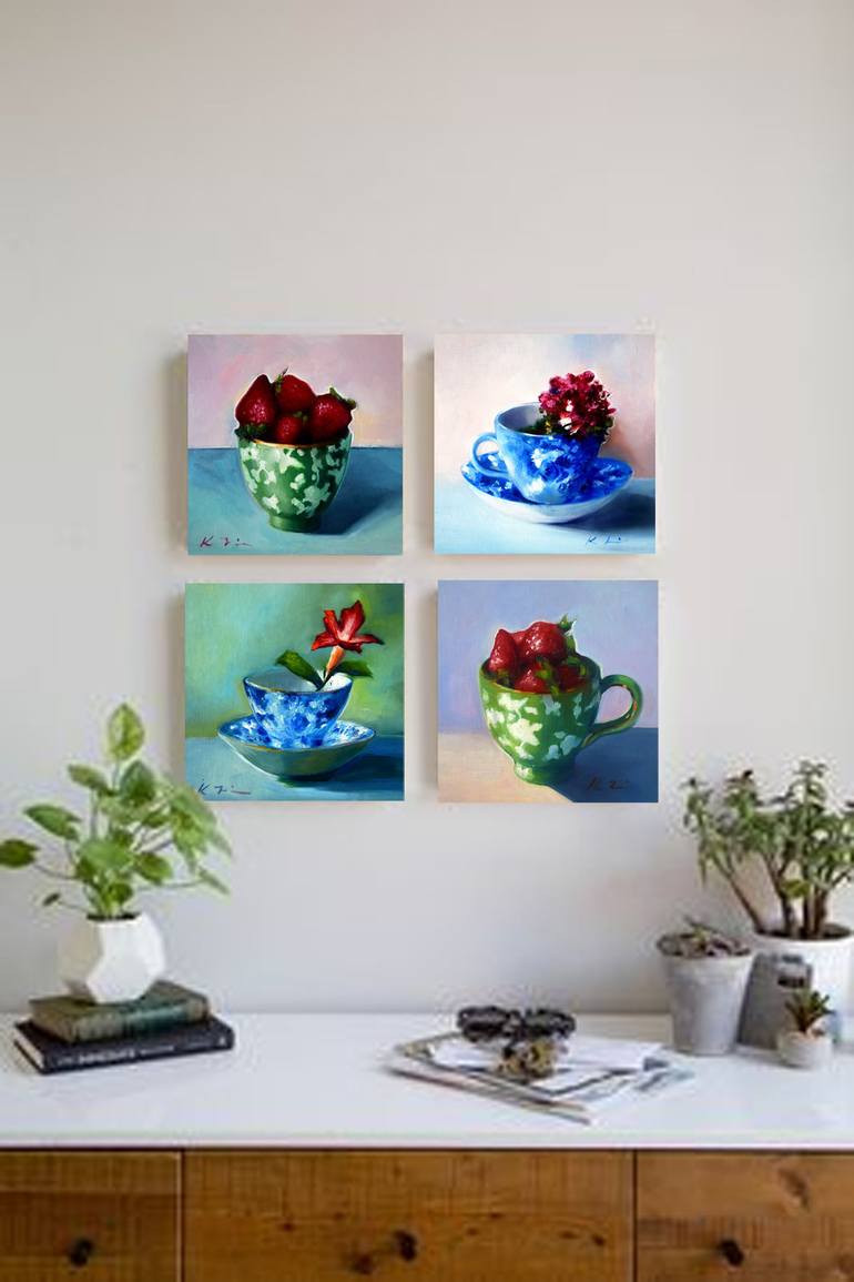 Original Contemporary Still Life Painting by Katarina Vicenova