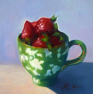 Original Still Life Paintings by Katarina Vicenova