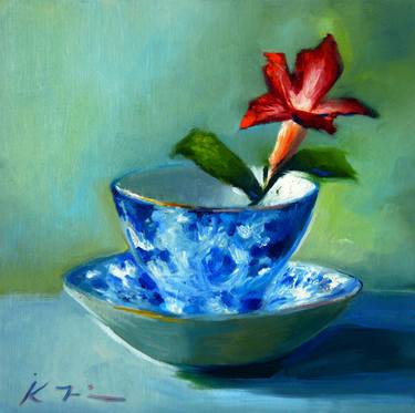 Original Realism Still Life Painting by Katarina Vicenova