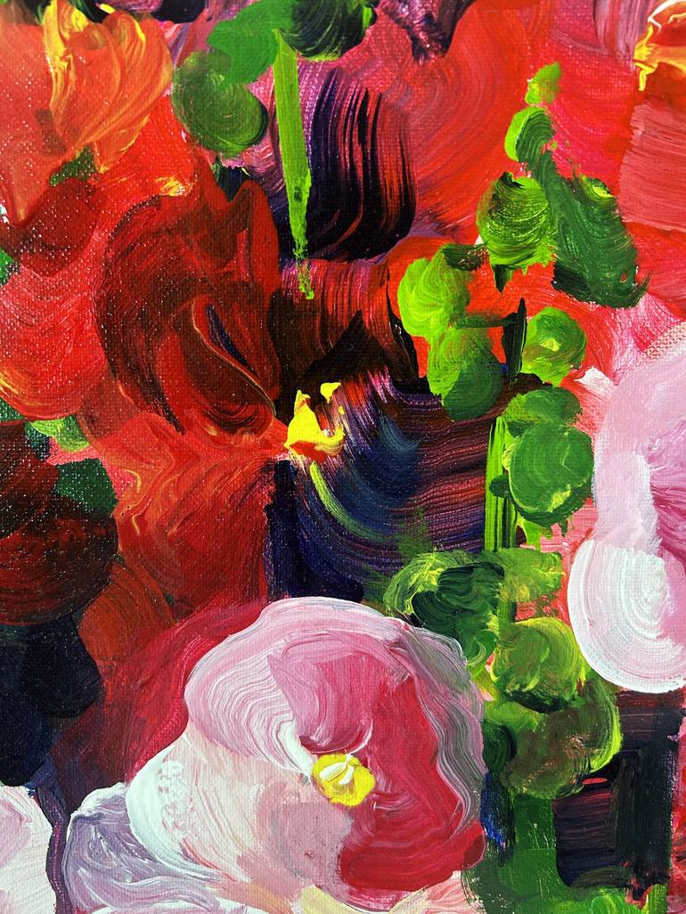 Original Contemporary Floral Painting by Katarina Vicenova