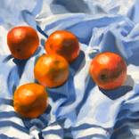 Oranges in Blue by Katarina Vicenova