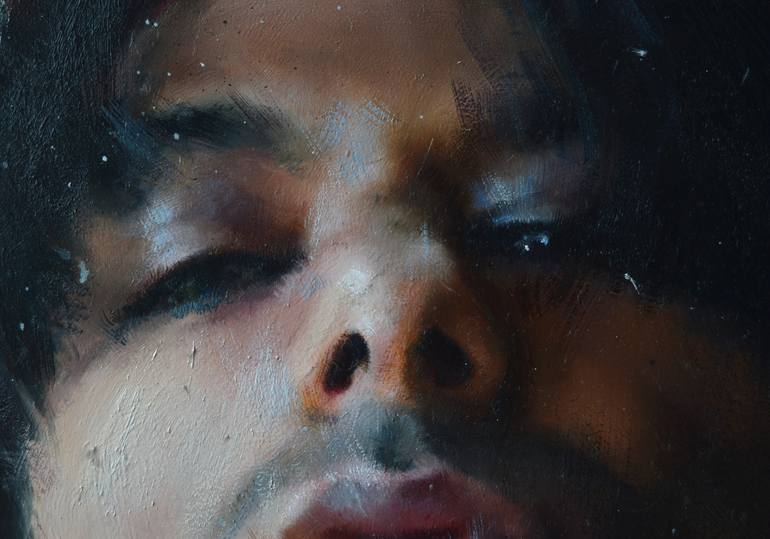 Original Figurative People Painting by Katarina Vicenova
