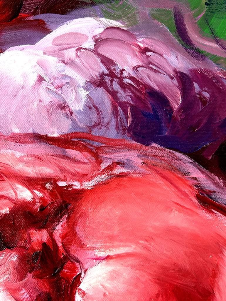 Original Contemporary Floral Painting by Katarina Vicenova