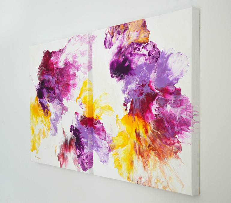 Original Expressionism Abstract Painting by Katarina Vicenova