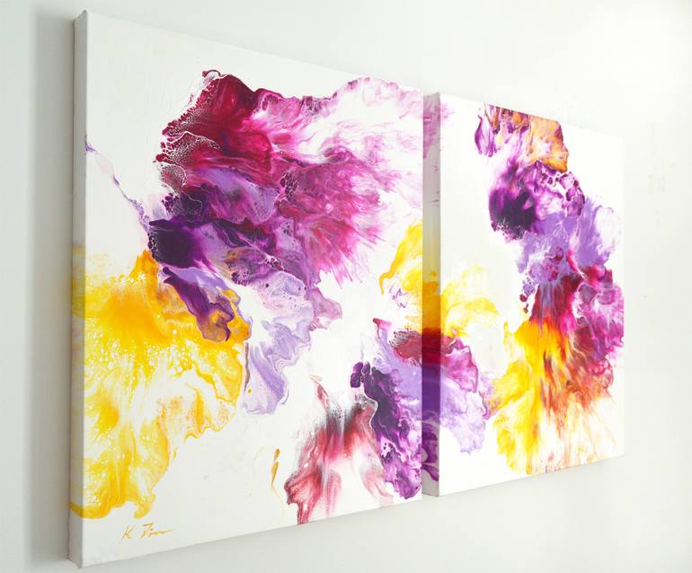 Original Expressionism Abstract Painting by Katarina Vicenova