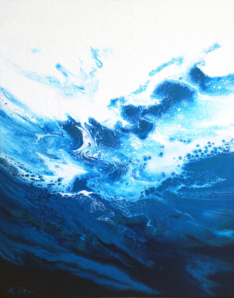 Sea I Painting by Katarina Vicenova | Saatchi Art