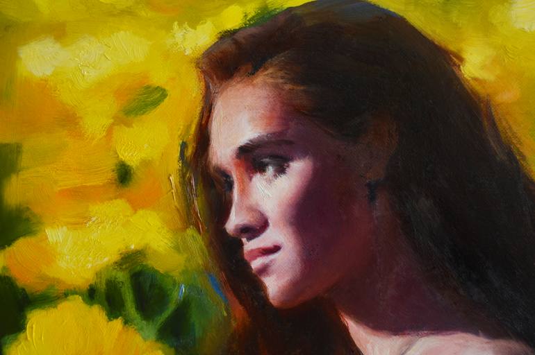 Original Figurative Nature Painting by Katarina Vicenova