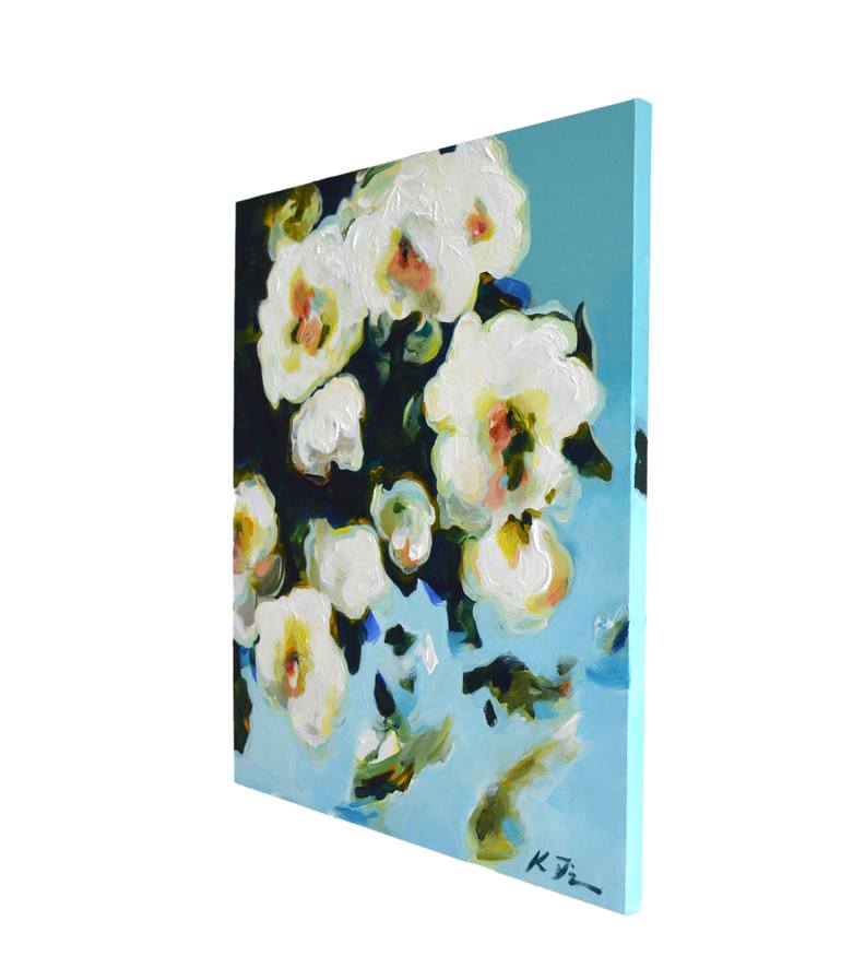Original Abstract Expressionism Abstract Painting by Katarina Vicenova