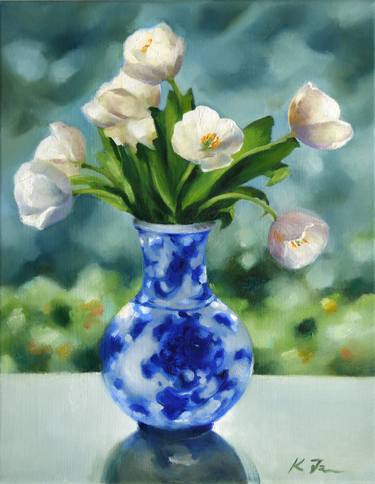 Original Floral Paintings by Katarina Vicenova