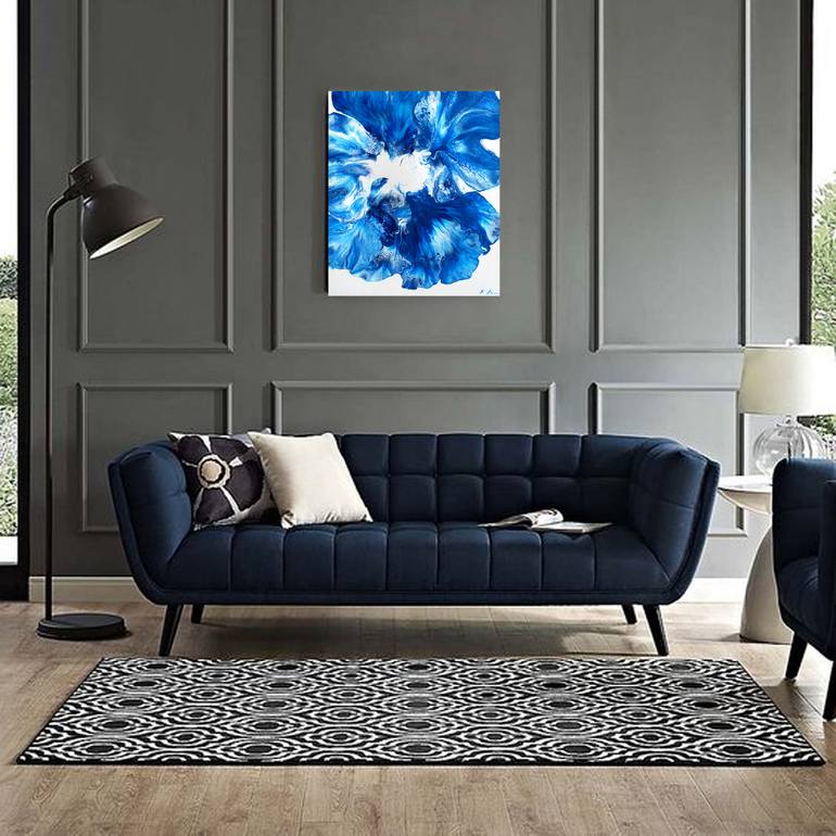 Original Abstract Expressionism Abstract Painting by Katarina Vicenova