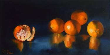 Saatchi Art Artist Katarina Vicenova; Paintings, “Oranges II” #art