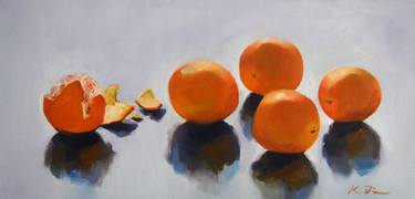 Saatchi Art Artist Katarina Vicenova; Paintings, “Oranges III” #art