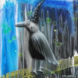 the nights magic/Acrylic and airbrush painting on canvas by Gallery  UnderTaci