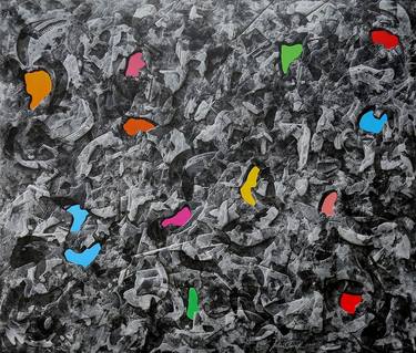 Original Abstract Painting by Milan Pecák