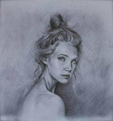 Print of Portrait Drawings by Sarah Carter