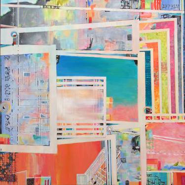 Original Abstract Paintings by Lucie Hinden